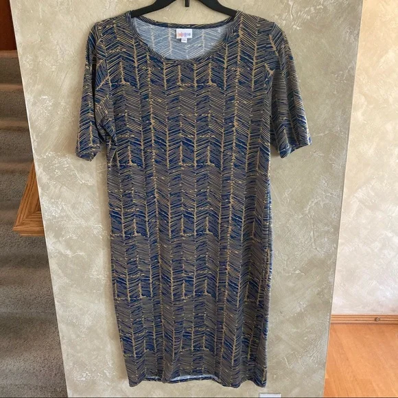 LuLaRoe Print Dress 2XL - Picture 1 of 5